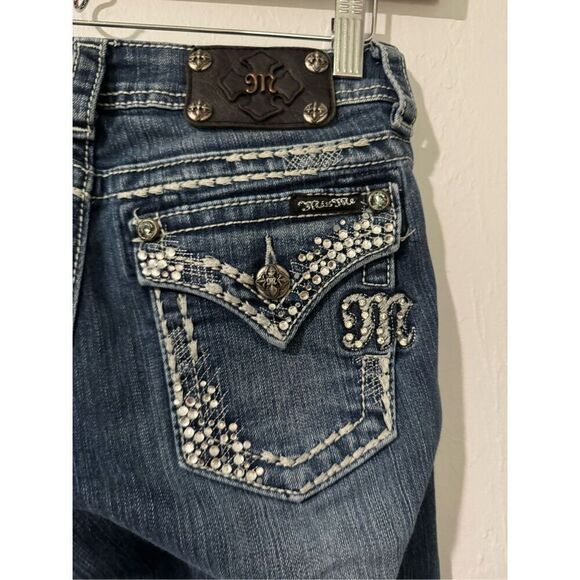 Miss Me Je5759el easy boot Embellished blue Jean 25 - Picture 7 of 9